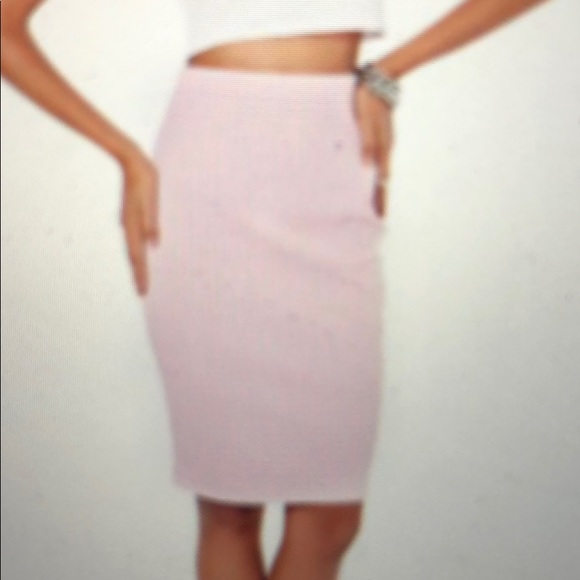 Missguided pink white skirt and match top size S M - Picture 6 of 6